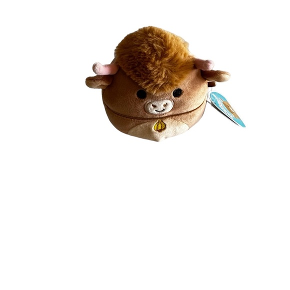 SQUISHMALLOW CALTON THE HIGHLAND COW 2022 EASTER 4.5” NEW WITH TAGS - Picture 4 of 11